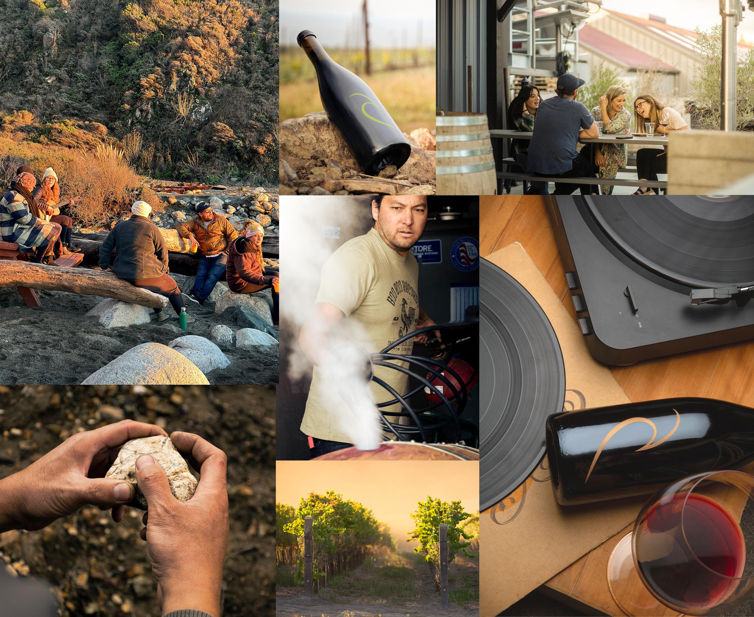 A collage of photos